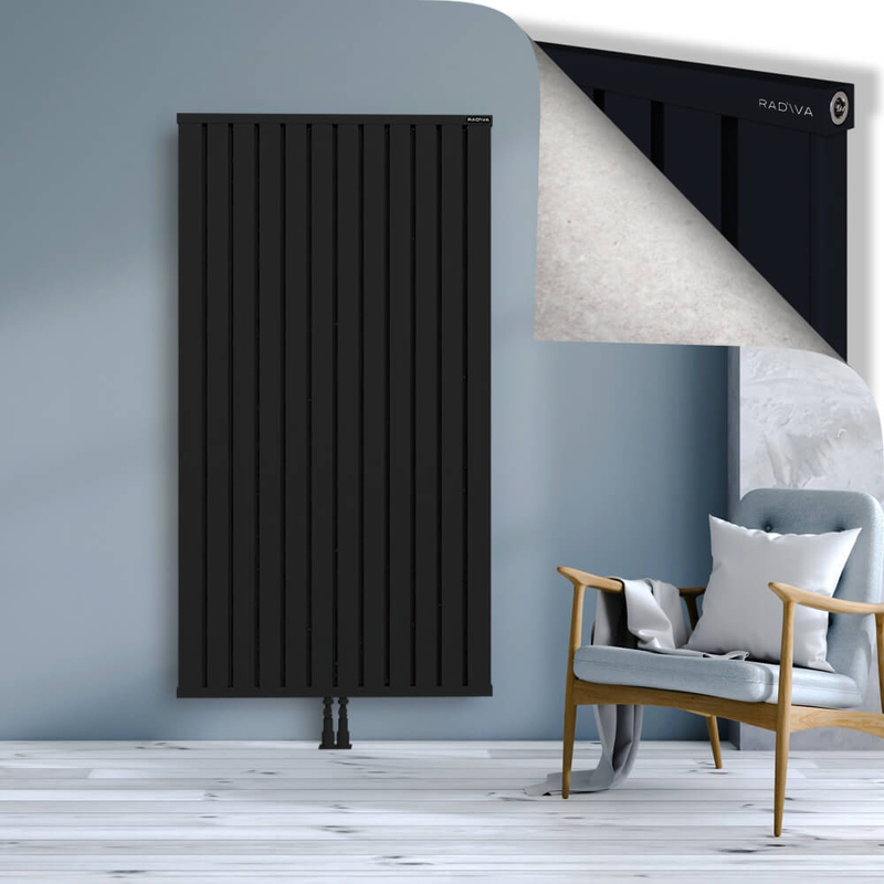 OBI Dekoratif Alüminyum Radyatör 1800x964 Siyah