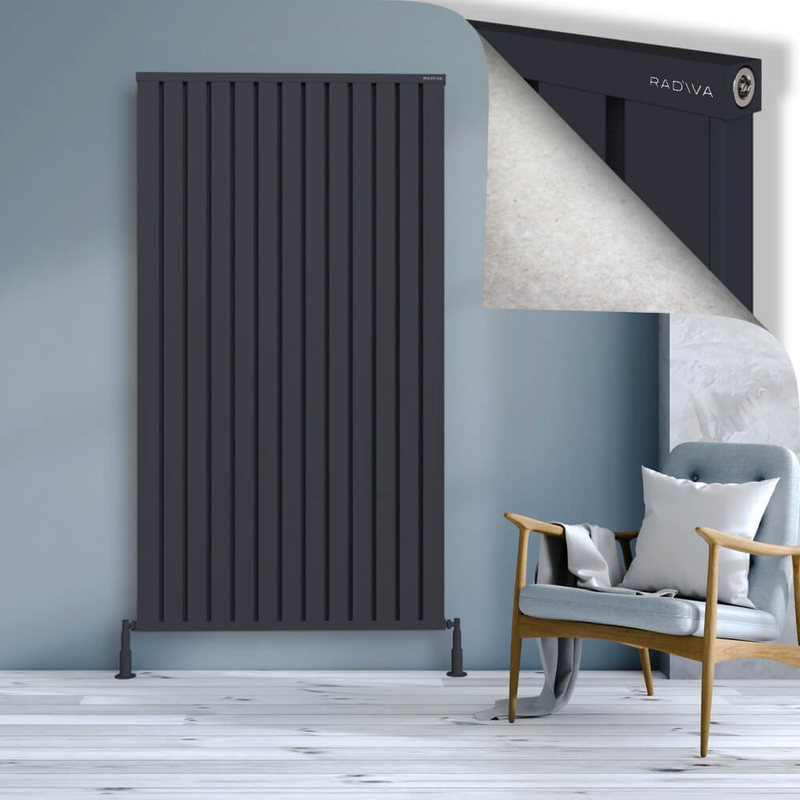OBI Dekoratif Alüminyum Radyatör 1900x1044 Koyu Antrasit