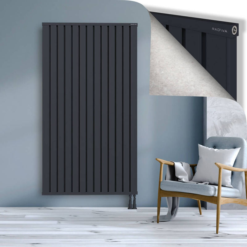 OBI Dekoratif Alüminyum Radyatör 1900x1044 Koyu Antrasit