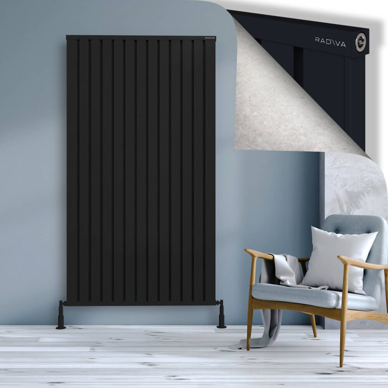 OBI Dekoratif Alüminyum Radyatör 1900x1044 Siyah
