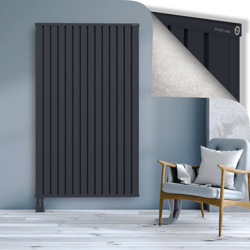 OBI Dekoratif Alüminyum Radyatör 1900x1124 Koyu Antrasit