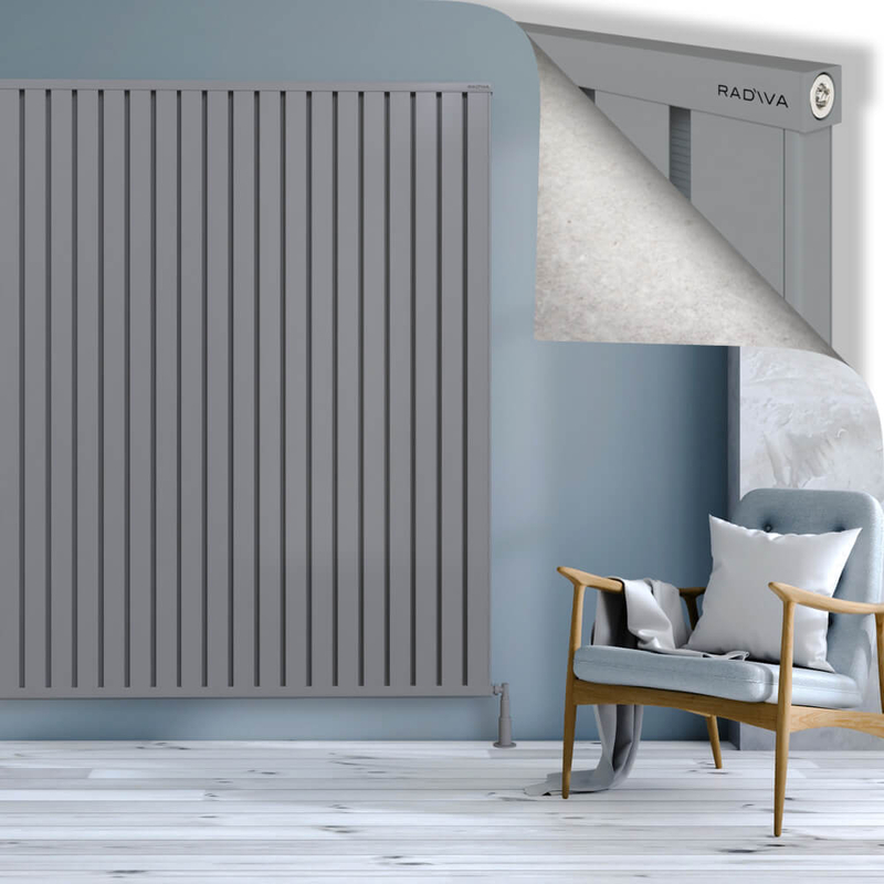 OBI Dekoratif Alüminyum Radyatör 1900x2404 Gri
