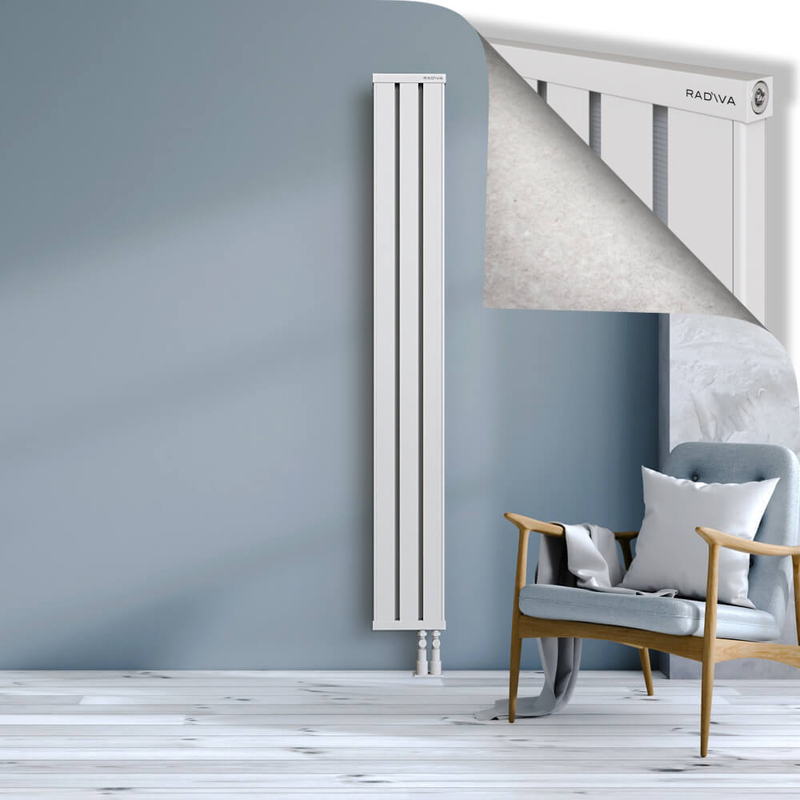 OBI Dekoratif Alüminyum Radyatör 1900x244 Beyaz
