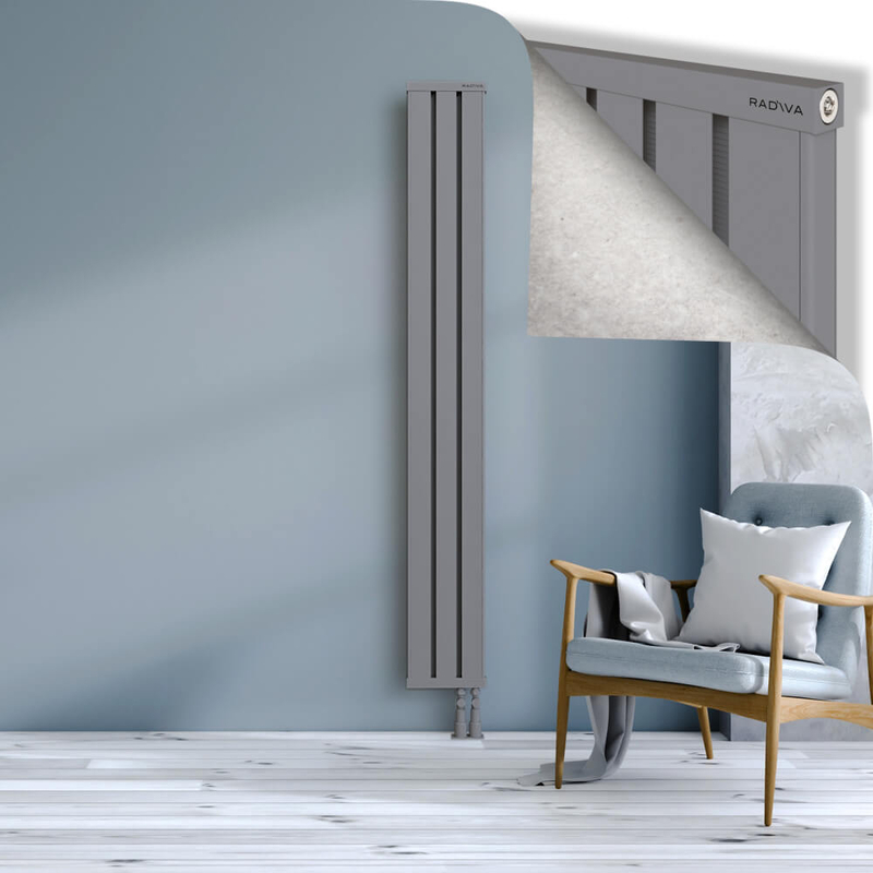 OBI Dekoratif Alüminyum Radyatör 1900x244 Gri