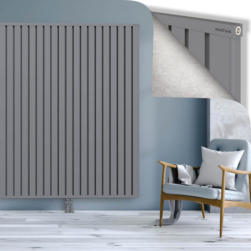 OBI Dekoratif Alüminyum Radyatör 1900x2564 Gri