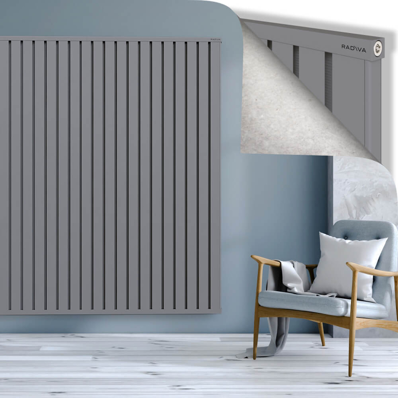 OBI Dekoratif Alüminyum Radyatör 1900x2564 Gri