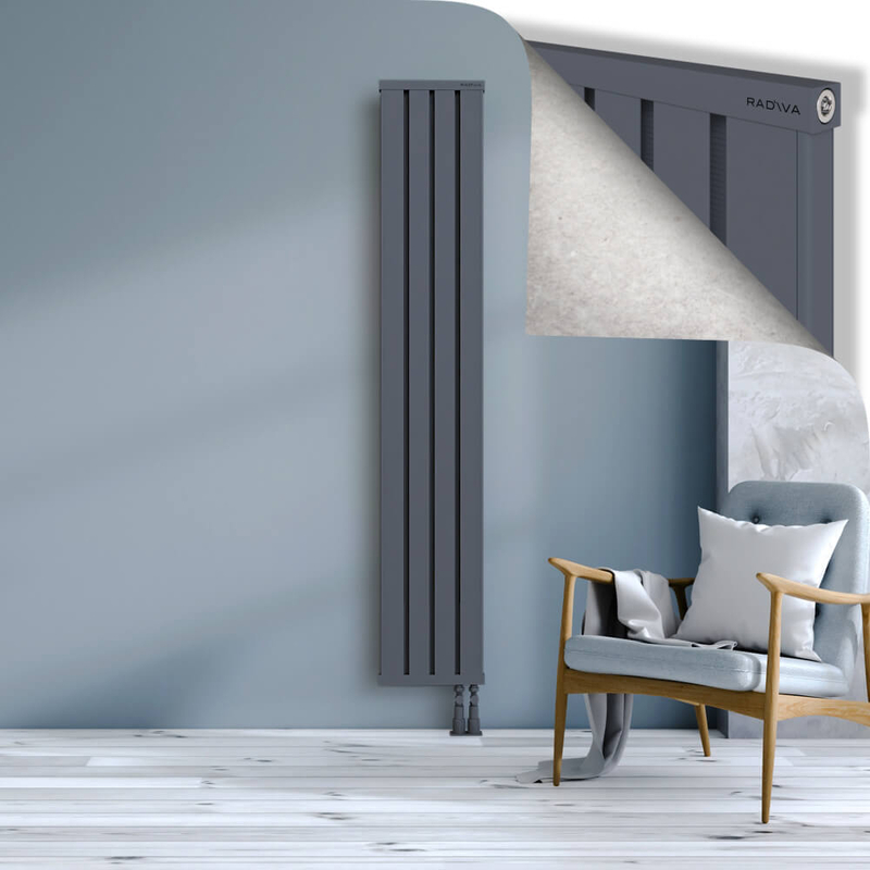 OBI Dekoratif Alüminyum Radyatör 1900x324 Antrasit