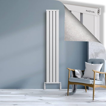 Radiva - Obi Dekoratif Alüminyum Radyatör 1900x324 Beyaz