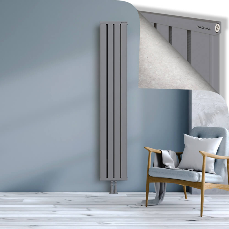OBI Dekoratif Alüminyum Radyatör 1900x324 Gri