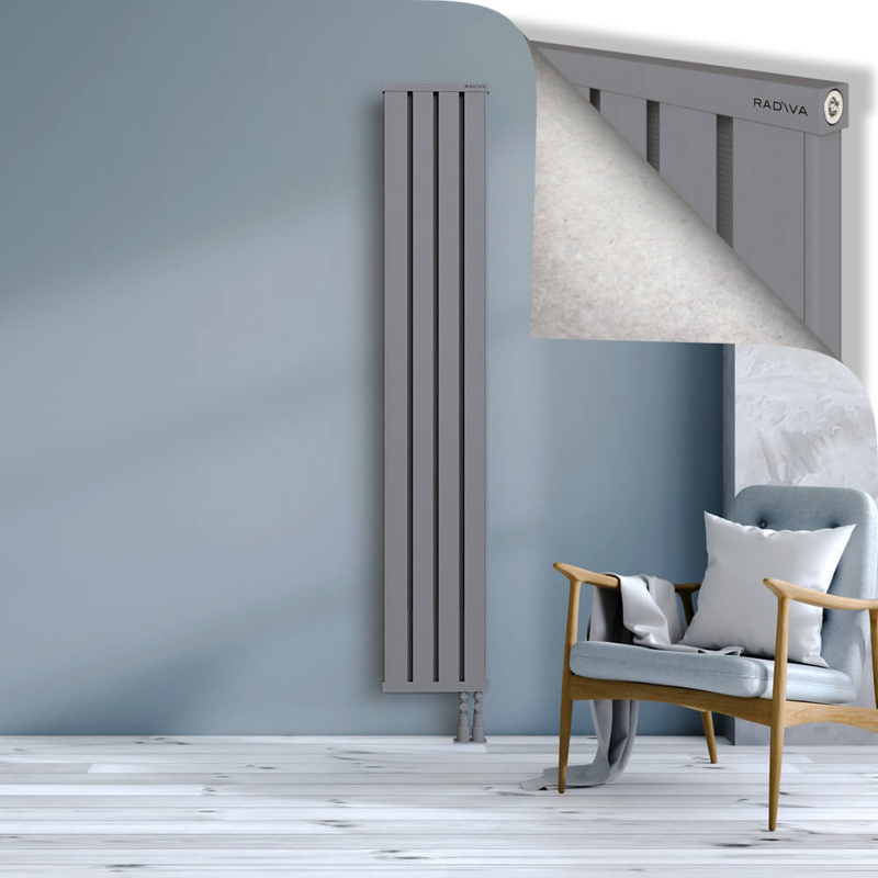 OBI Dekoratif Alüminyum Radyatör 1900x324 Gri