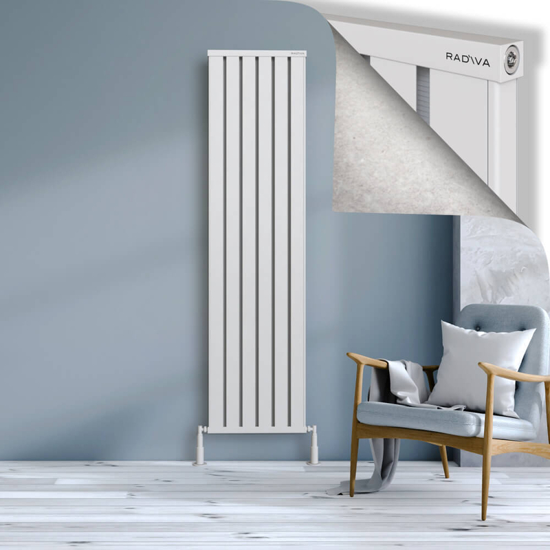 OBI Dekoratif Alüminyum Radyatör 1900x484 Beyaz