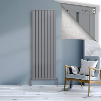 Radiva - Obi Dekoratif Alüminyum Radyatör 1900x644 Gri