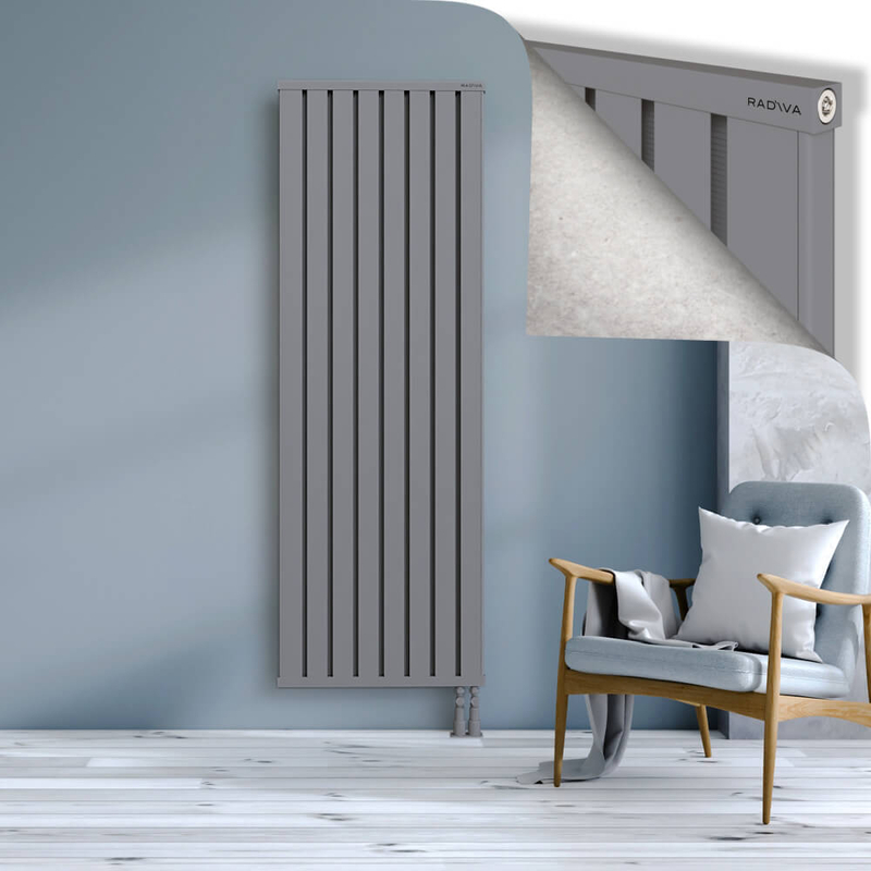 OBI Dekoratif Alüminyum Radyatör 1900x644 Gri