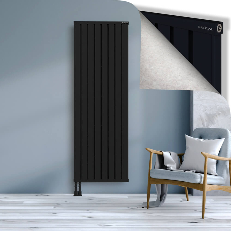 OBI Dekoratif Alüminyum Radyatör 1900x644 Siyah