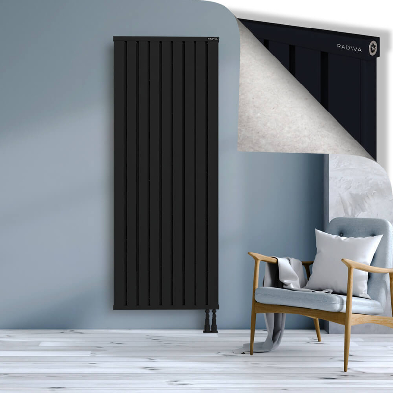 OBI Dekoratif Alüminyum Radyatör 1900x724 Siyah