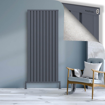 Radiva - Obi Dekoratif Alüminyum Radyatör 1900x804 Antrasit