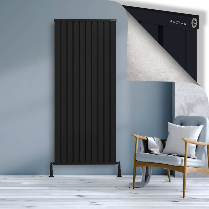 OBI Dekoratif Alüminyum Radyatör 1900x804 Siyah