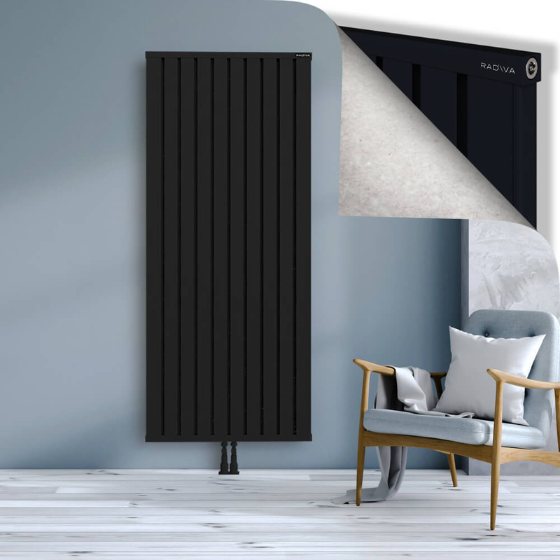 OBI Dekoratif Alüminyum Radyatör 1900x804 Siyah