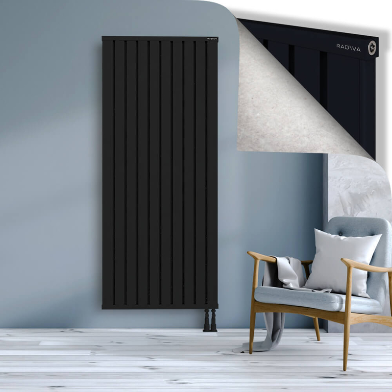 OBI Dekoratif Alüminyum Radyatör 1900x804 Siyah
