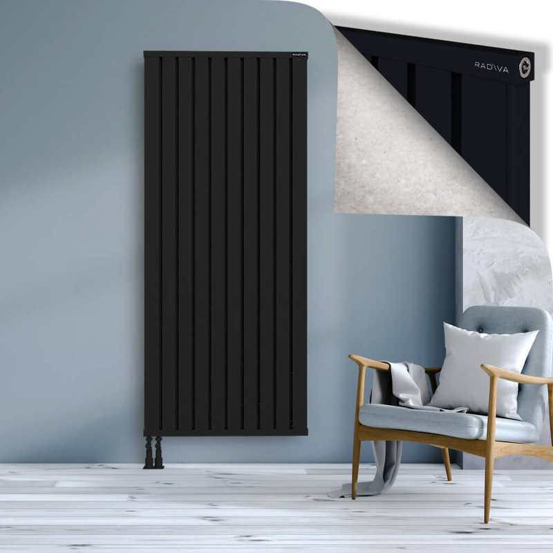 OBI Dekoratif Alüminyum Radyatör 1900x804 Siyah