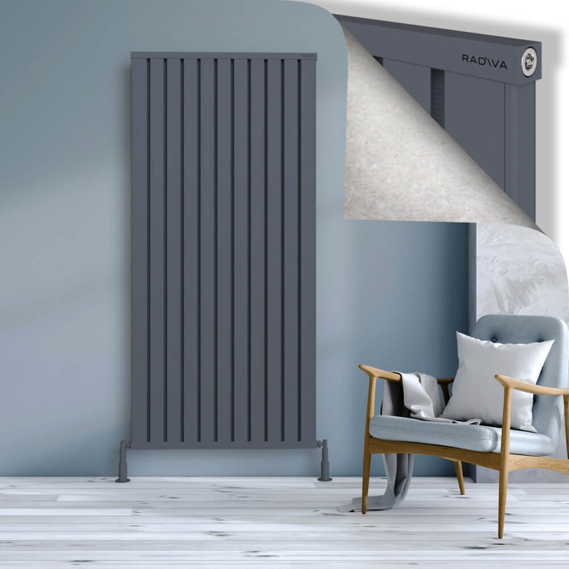 OBI Dekoratif Alüminyum Radyatör 1900x884 Antrasit
