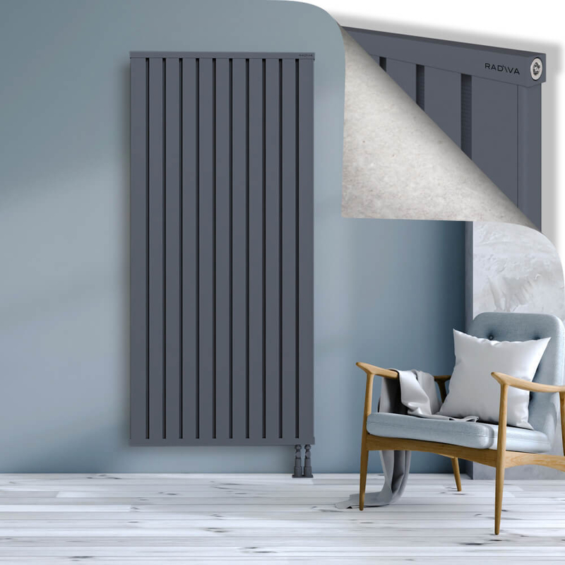 OBI Dekoratif Alüminyum Radyatör 1900x884 Antrasit
