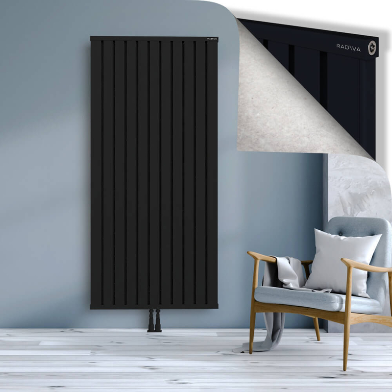 OBI Dekoratif Alüminyum Radyatör 1900x884 Siyah