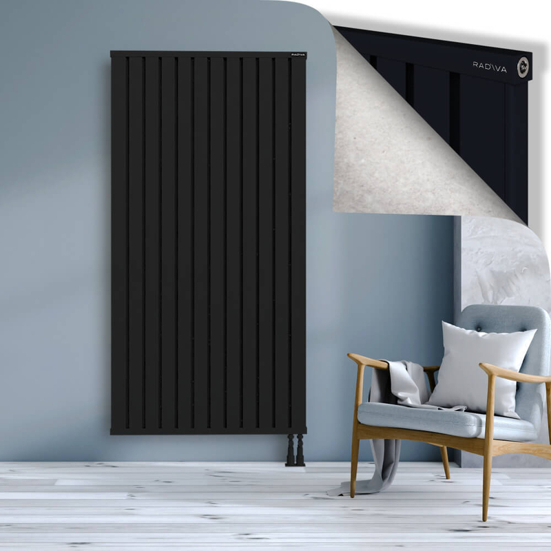 OBI Dekoratif Alüminyum Radyatör 1900x964 Siyah