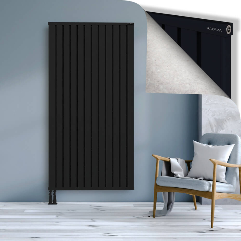 OBI Dekoratif Alüminyum Radyatör 1900x964 Siyah