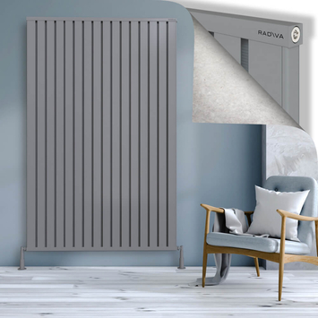 Radiva - Obi Dekoratif Alüminyum Radyatör 2000x1284 Gri