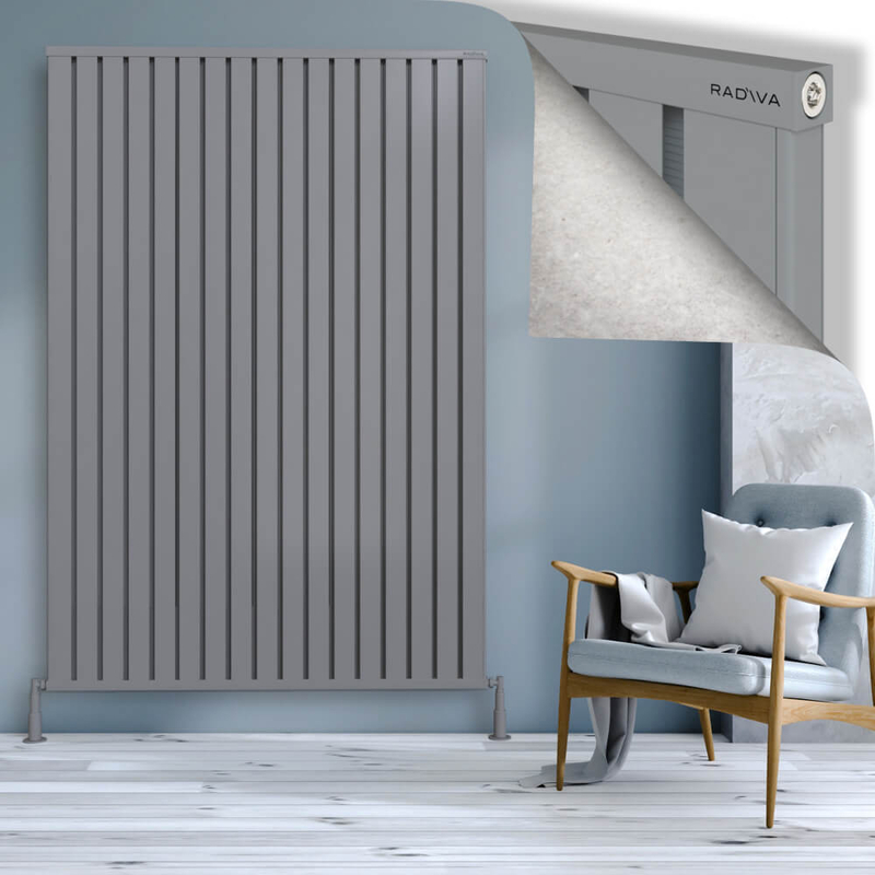 OBI Dekoratif Alüminyum Radyatör 2000x1364 Gri