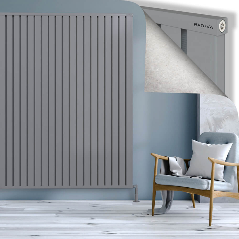 OBI Dekoratif Alüminyum Radyatör 2000x1604 Gri