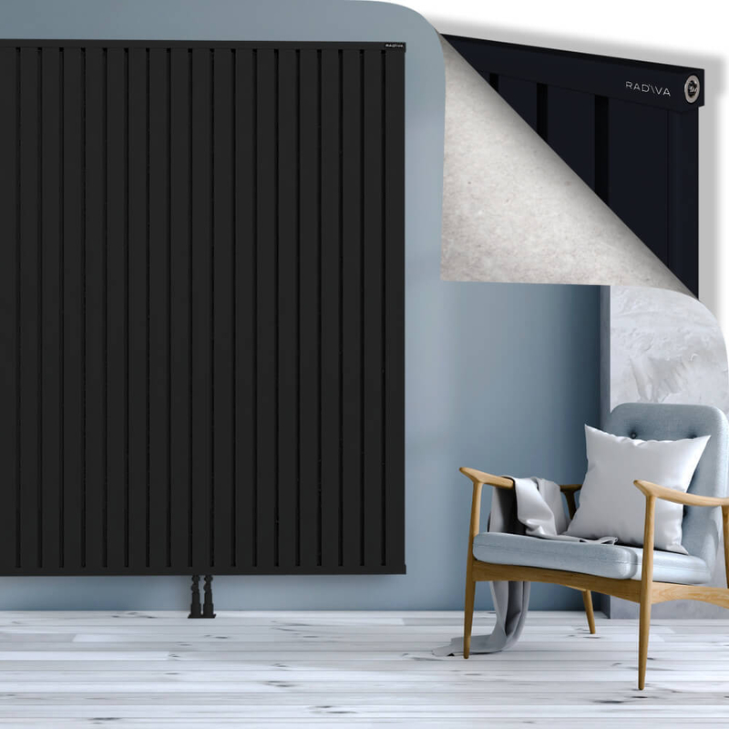 OBI Dekoratif Alüminyum Radyatör 2000x2404 Siyah