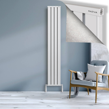 Radiva - Obi Dekoratif Alüminyum Radyatör 2000x324 Beyaz