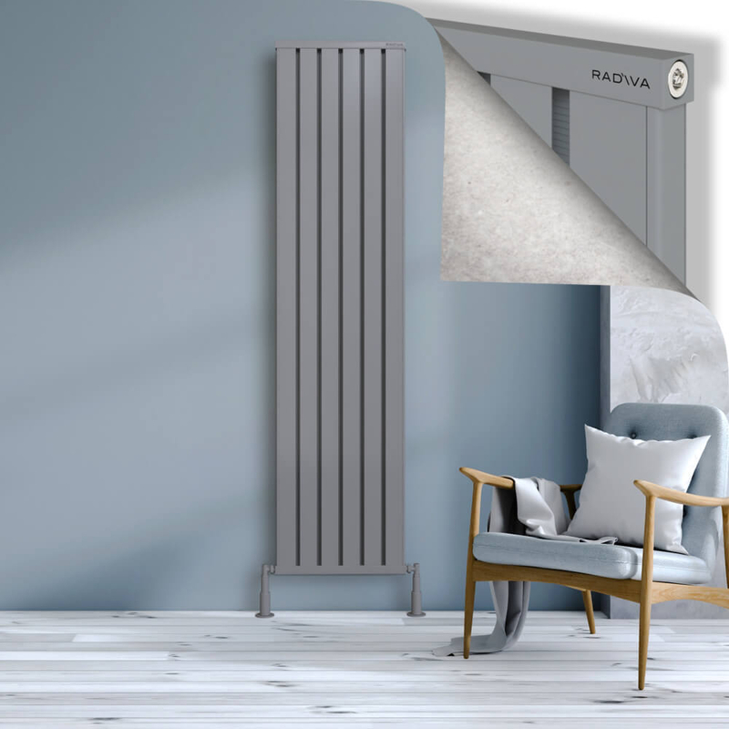 OBI Dekoratif Alüminyum Radyatör 2000x484 Gri