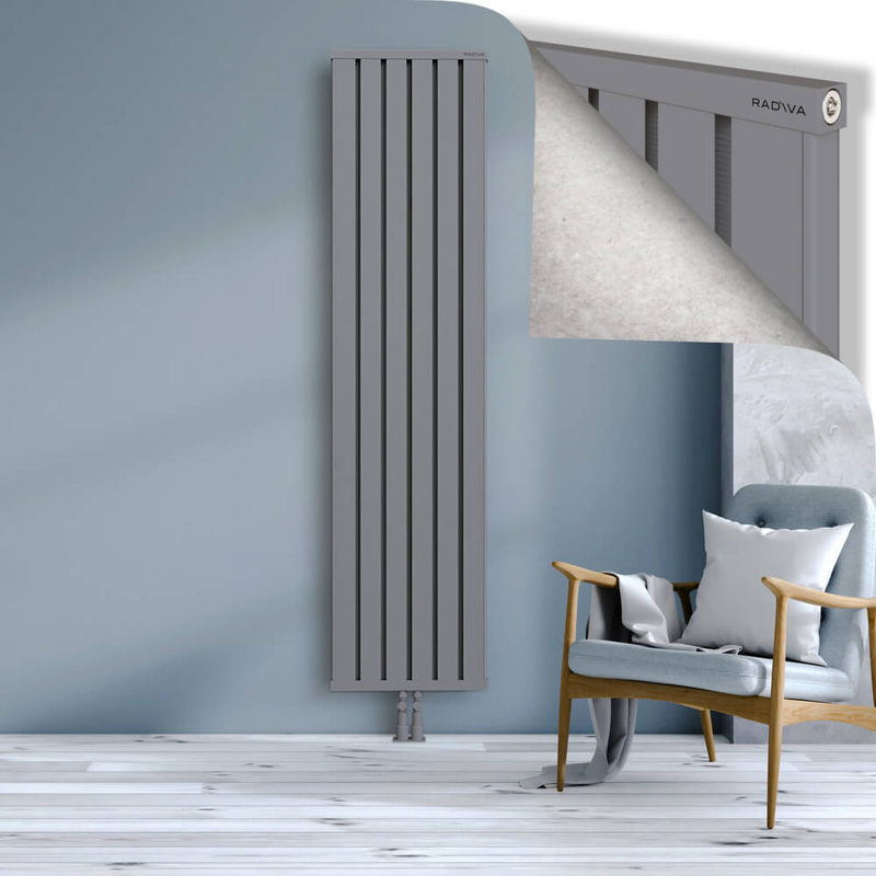 OBI Dekoratif Alüminyum Radyatör 2000x484 Gri