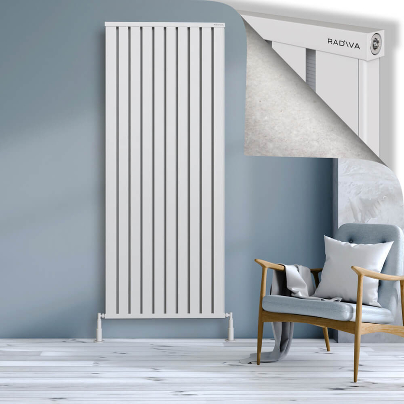 OBI Dekoratif Alüminyum Radyatör 2000x804 Beyaz