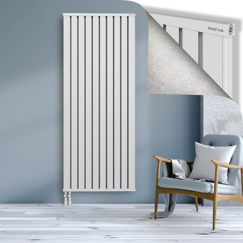 OBI Dekoratif Alüminyum Radyatör 2000x804 Beyaz