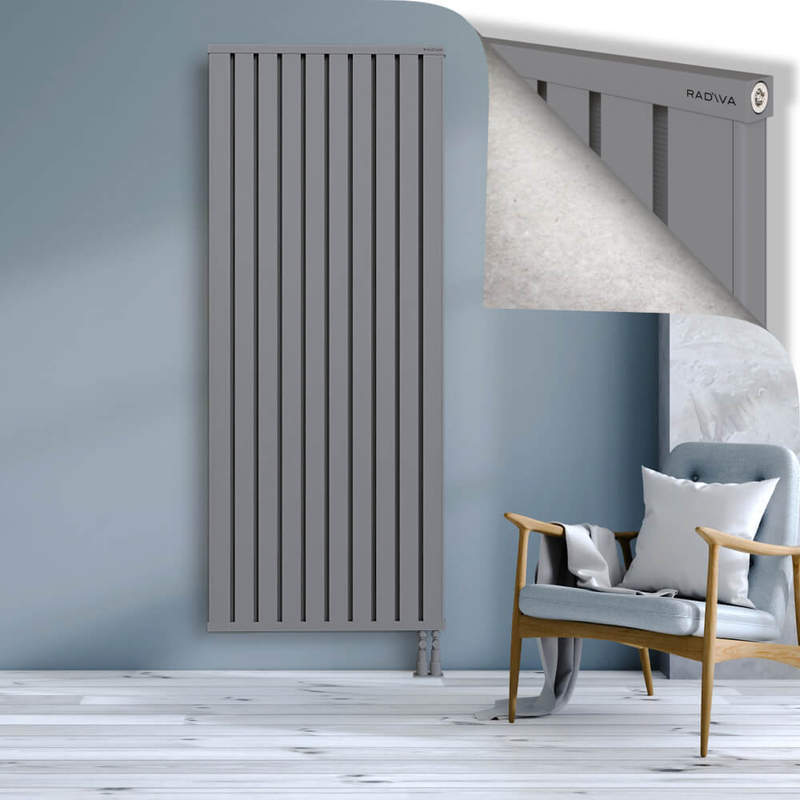 OBI Dekoratif Alüminyum Radyatör 2000x804 Gri