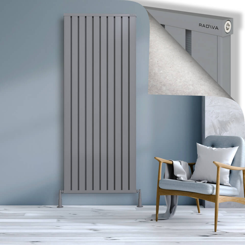 OBI Dekoratif Alüminyum Radyatör 2000x804 Gri