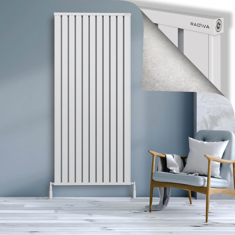 OBI Dekoratif Alüminyum Radyatör 2000x884 Beyaz