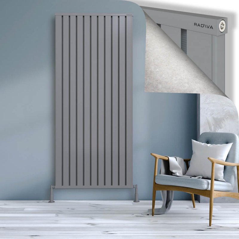 OBI Dekoratif Alüminyum Radyatör 2000x884 Gri