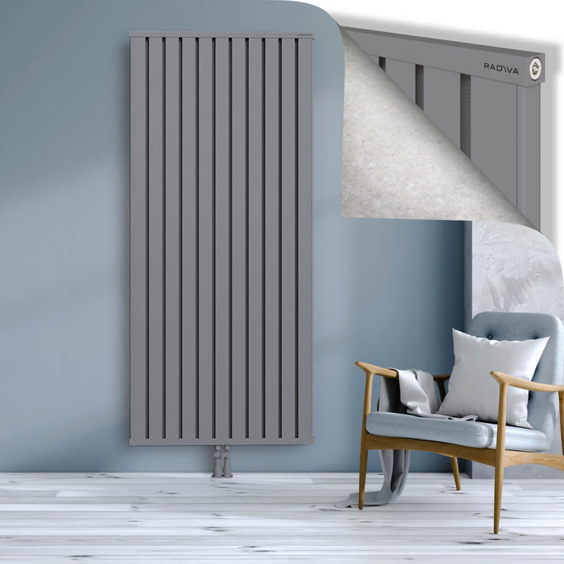 OBI Dekoratif Alüminyum Radyatör 2000x884 Gri