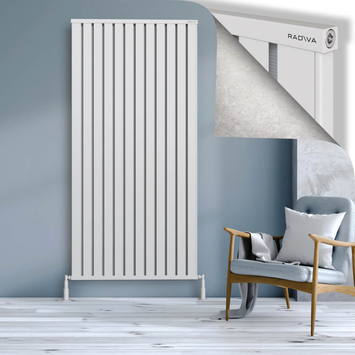 Radiva - Obi Dekoratif Alüminyum Radyatör 2000x964 Beyaz