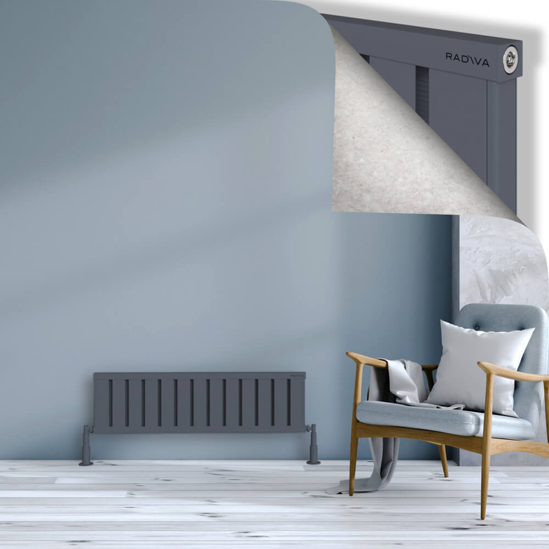 OBI Dekoratif Alüminyum Radyatör 300x1044 Antrasit