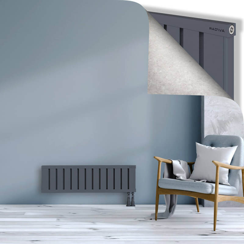 OBI Dekoratif Alüminyum Radyatör 300x1044 Antrasit