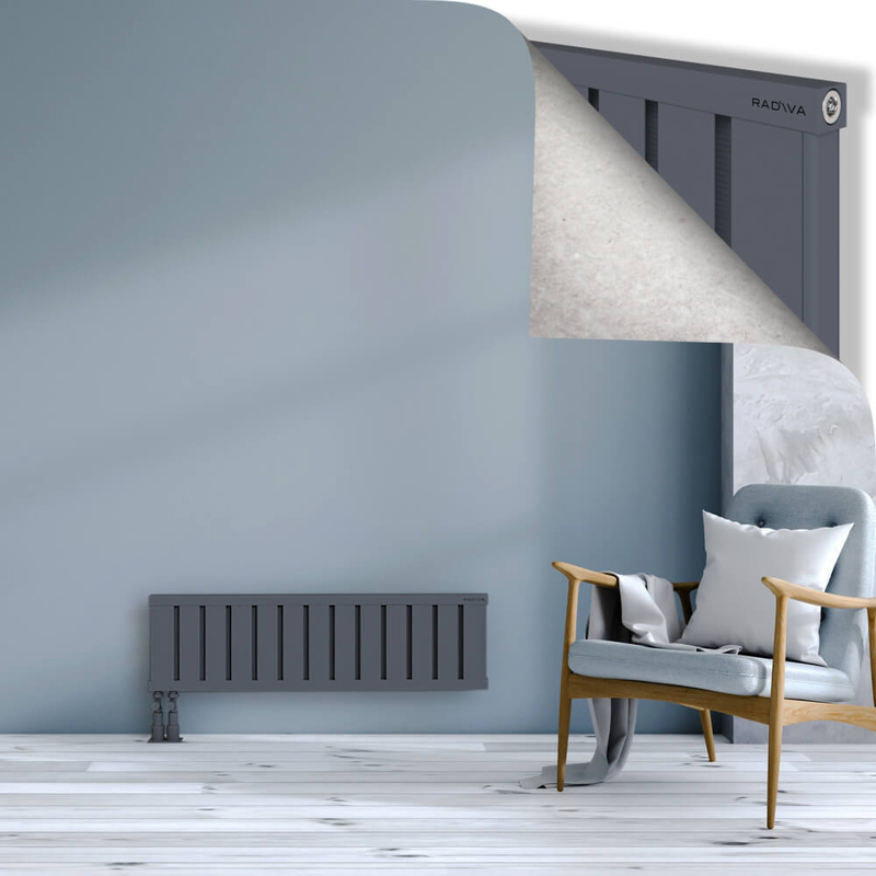 OBI Dekoratif Alüminyum Radyatör 300x1044 Antrasit