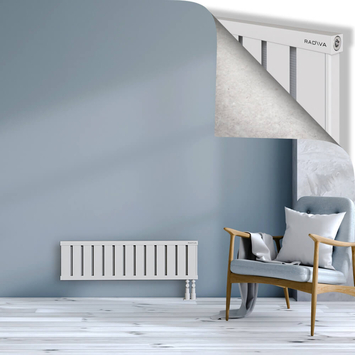 OBI Dekoratif Alüminyum Radyatör 300x1044 Beyaz - Thumbnail