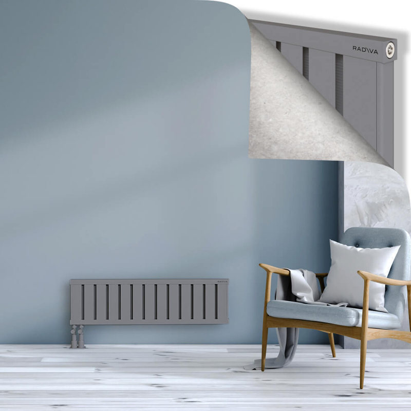 OBI Dekoratif Alüminyum Radyatör 300x1044 Gri