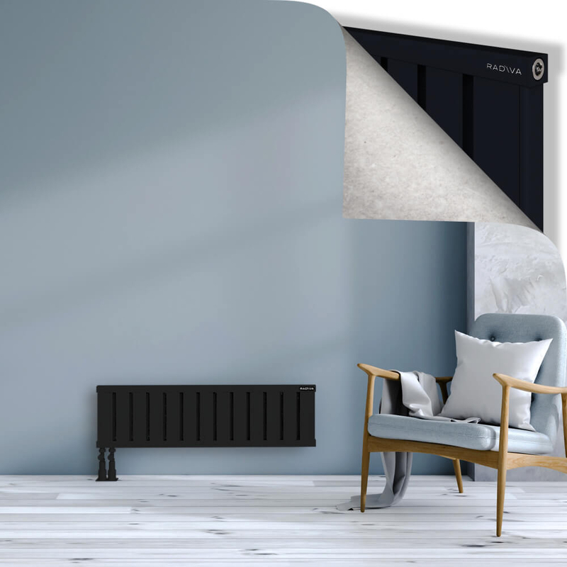 OBI Dekoratif Alüminyum Radyatör 300x1044 Siyah
